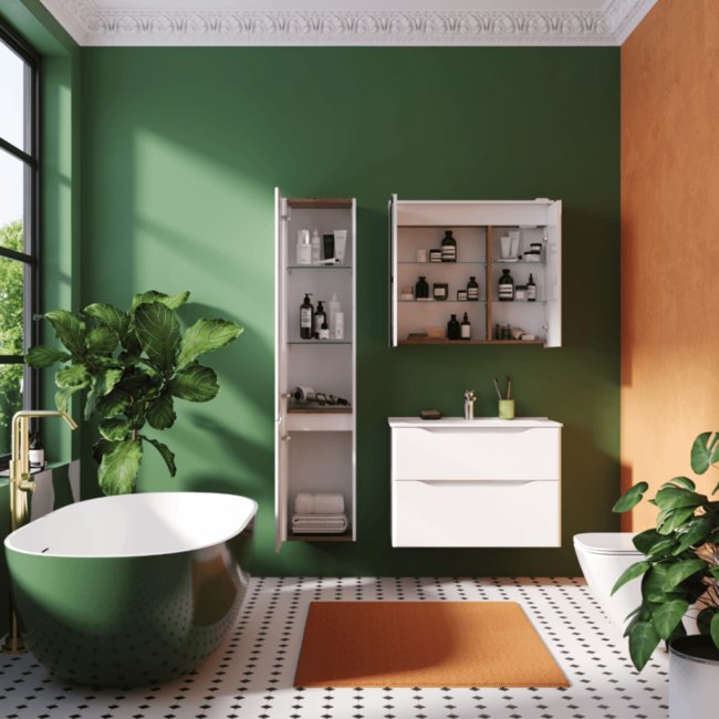 Briz Тумба с умывальником Равенна 80 Beauty 250 03-18080-20 00 БЕЛ