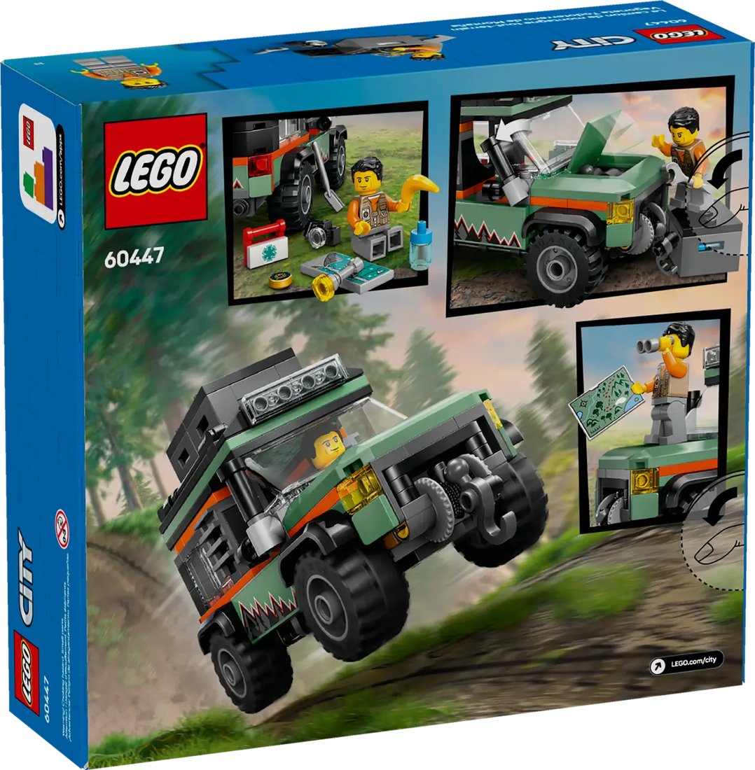 Конструктор LEGO City Горный внедорожник 4x4 60447