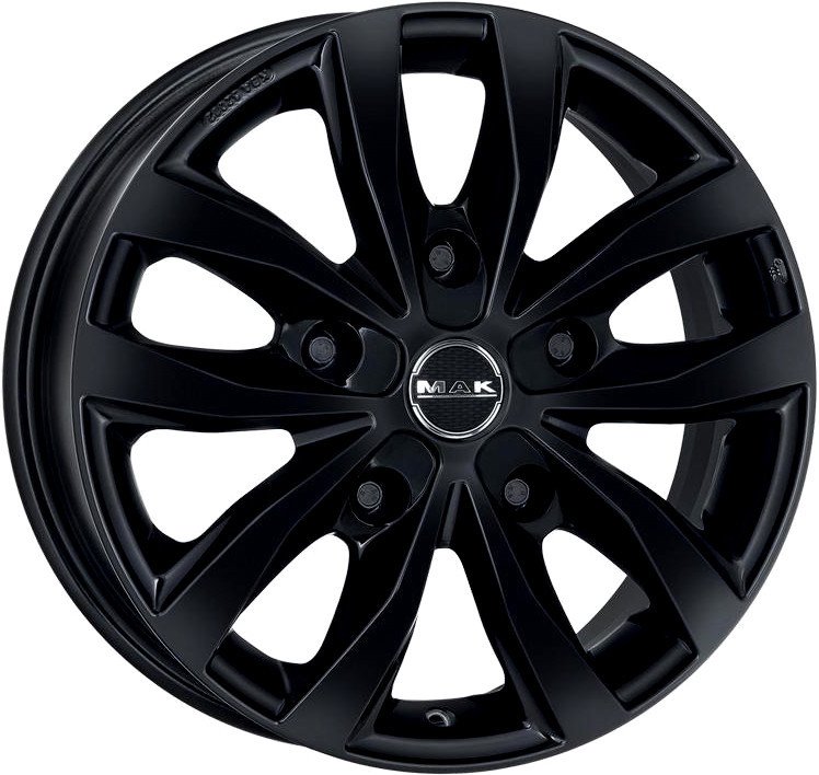 Литые диски MAK Load 5 16x6.5" 5x120мм DIA 65.1мм ET 50мм Gloss Black