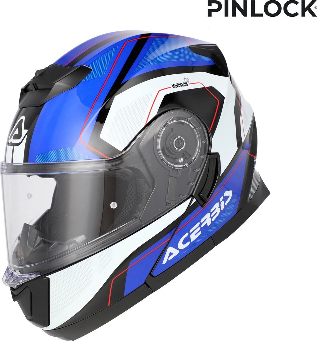 Мотошлем Acerbis Serel 22-06 0025201.245.066 (L, синий/белый)
