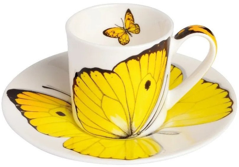 Чашка Taitu Freedom Butterfly 1-891-A (желтый)