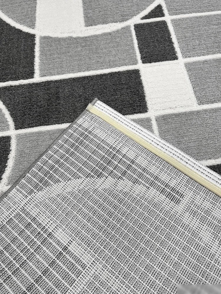 Ковер для жилой комнаты Safyun Bravo SN533-LIGHT-GREY (1.6x2.3)