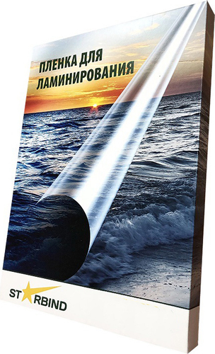 Пленка для ламинирования Starbind глянцевая 80x111 250 мкм 100 шт