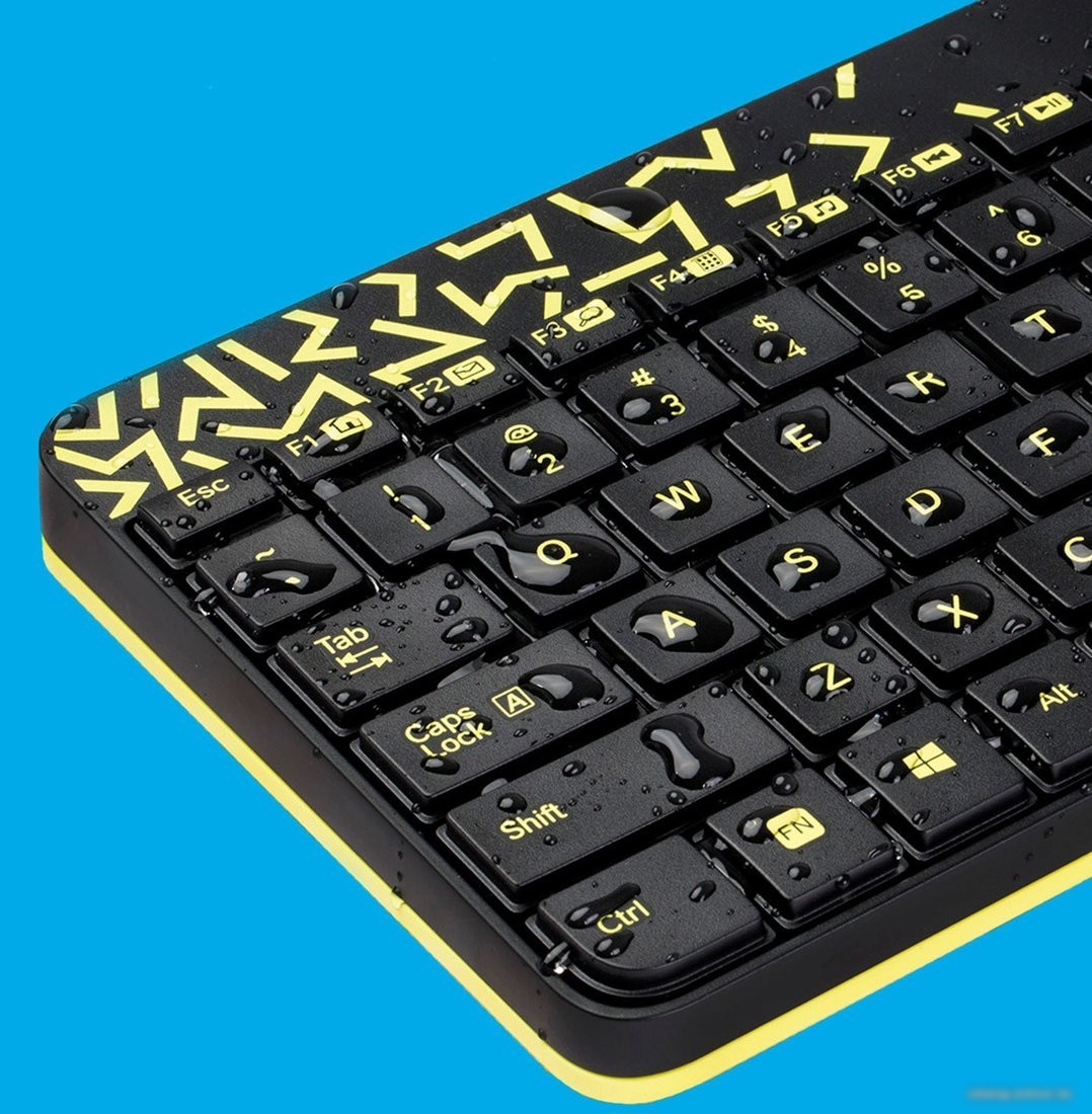 Офисный набор Logitech MK240 Nano 920-008198 (черный)