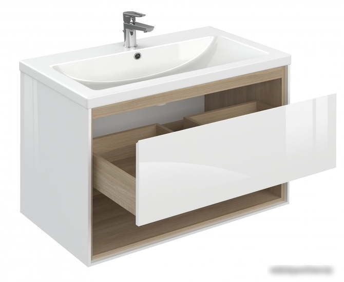Cersanit Тумба под умывальник Louna 80 SP-SZ-LOU-CO80/Wh