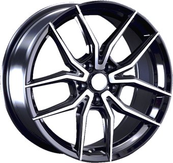 Литые диски LS 1242 17x7.5" 5x112мм DIA 66.6мм ET 40мм BKF
