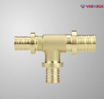 Фитинг Varmega Тройник переходной Slide-fit 20x16x16, аксиальный VM50553