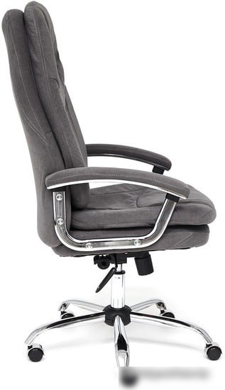Кресло TetChair Softy LUX (флок, серый)