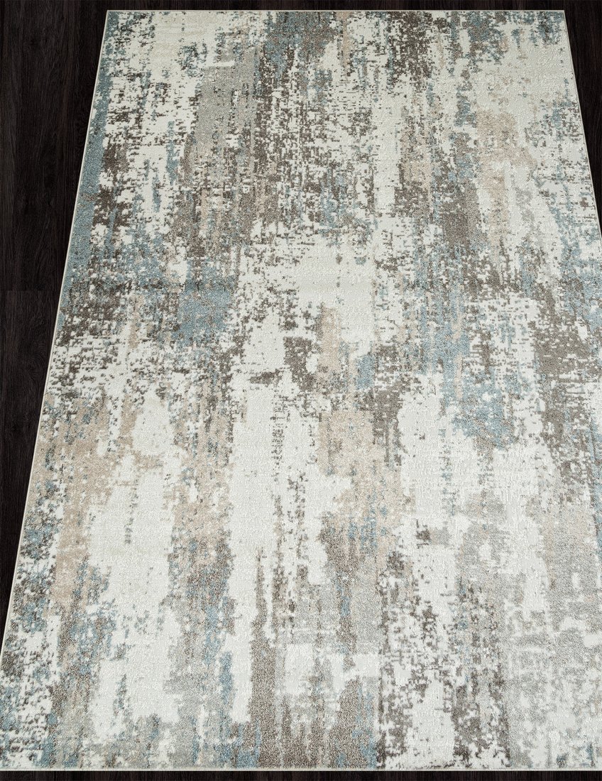 Ковер для жилой комнаты Merinos Naturel F229-STAN-BEIGE-BLUE (3x4)