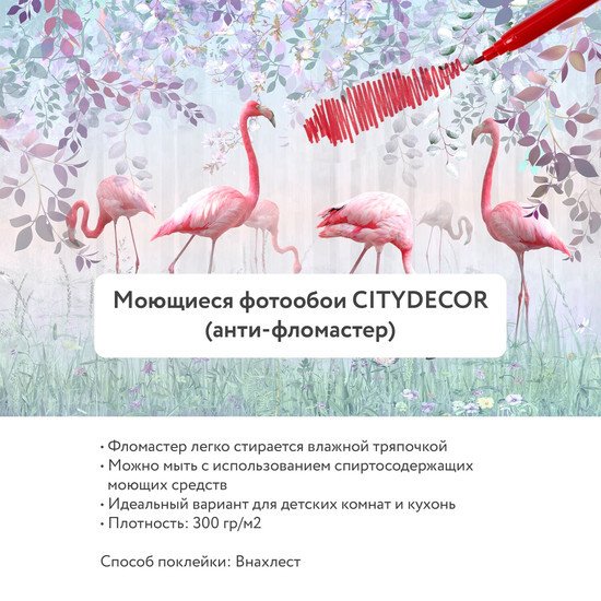 Виниловые обои Citydecor Princess 7 300x260