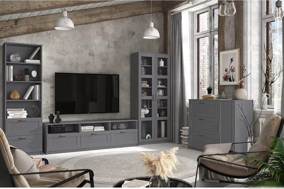 Тумба Anrex Skagen 1D3S (графит)