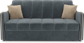 Диван Мебель-АРС аккордеон Давос НПБ 180x200 см M2-115 5-42 (велюр серо-синий HB-178/26)