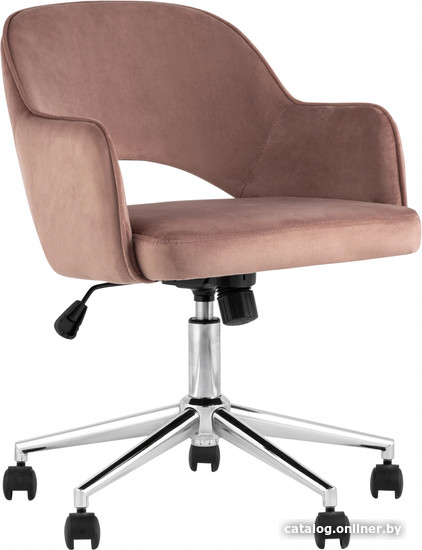 Офисное кресло Stool Group Кларк велюр (розовый)