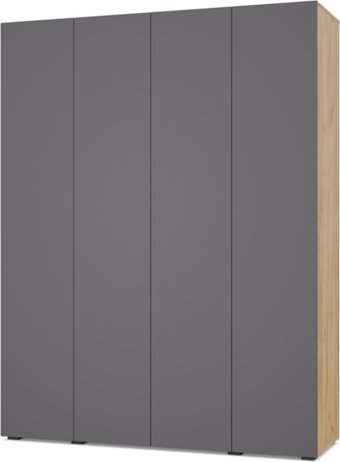 Шкаф распашной Modern Челси Ч41 (золотой дуб/графит)
