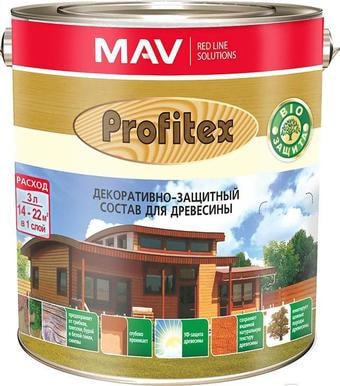 Пропитка Profitex 10 л (черный венге)