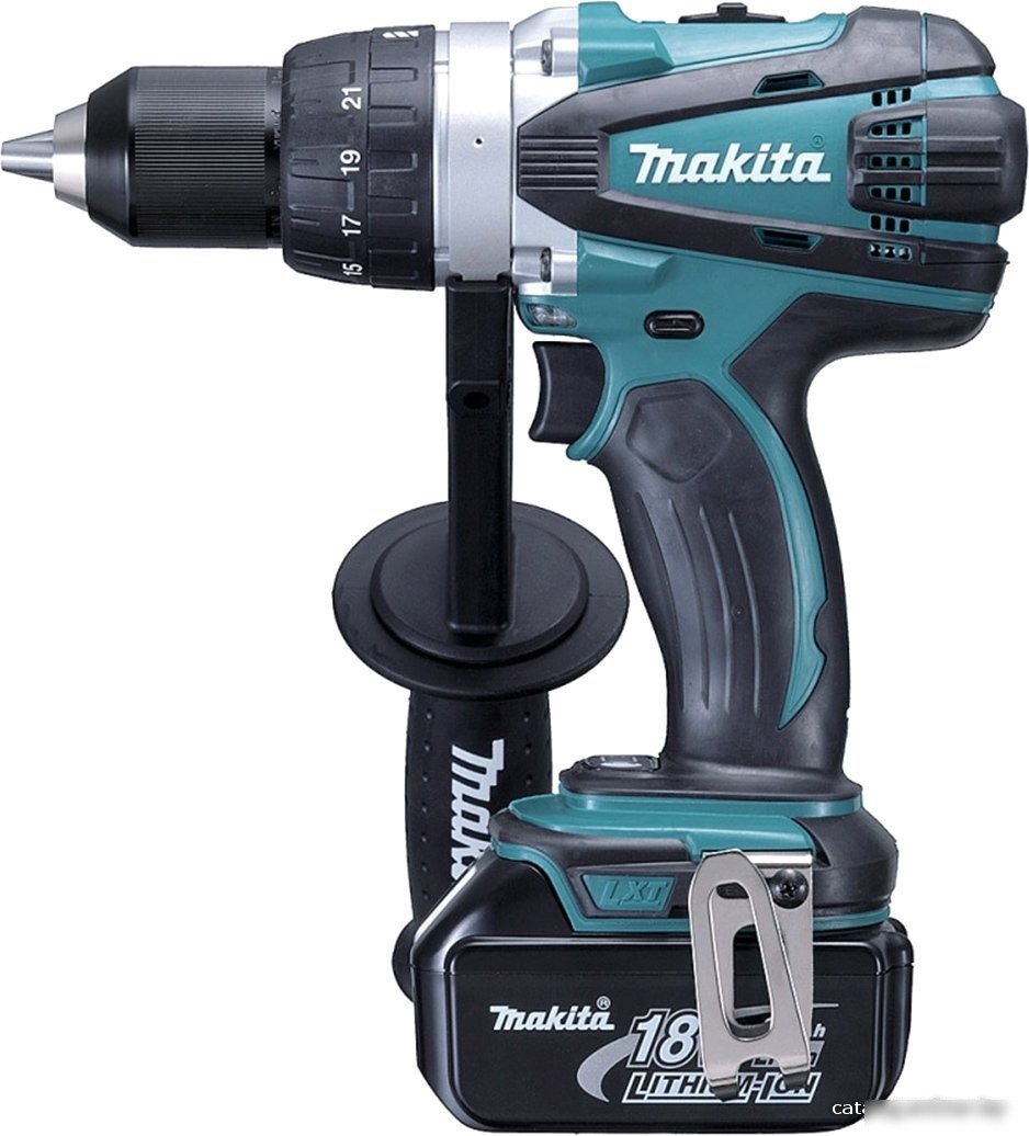Дрель-шуруповерт Makita DDF458RFE (с 2-мя АКБ, кейс)
