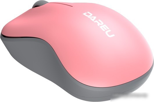 Мышь Dareu LM106G (розовый/серый)