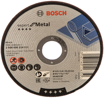 Отрезной диск Bosch Expert for Metal 2608600214