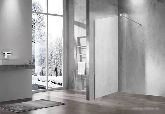 Душевая стенка Vincea Walk-In VSW-1H100CL (хром/прозрачное)