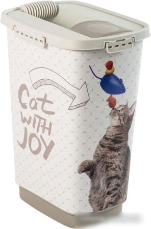 Контейнер для корма Rotho Cody Cat with Joy 25 л (белый)