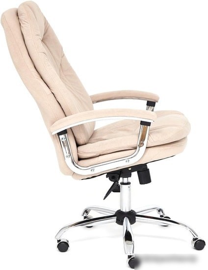 Кресло TetChair Softy LUX (флок, бежевый)