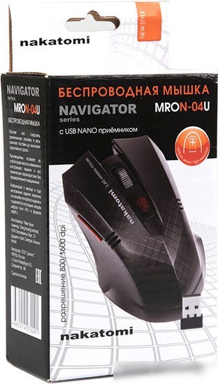 Мышь Nakatomi MRON-04U
