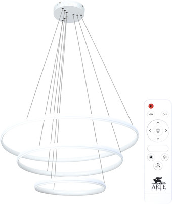 Подвесная люстра Arte Lamp Meridiana A2198SP-3WH