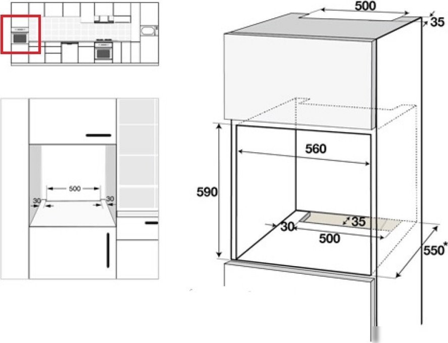 Электрический духовой шкаф Schtoff Decor 600