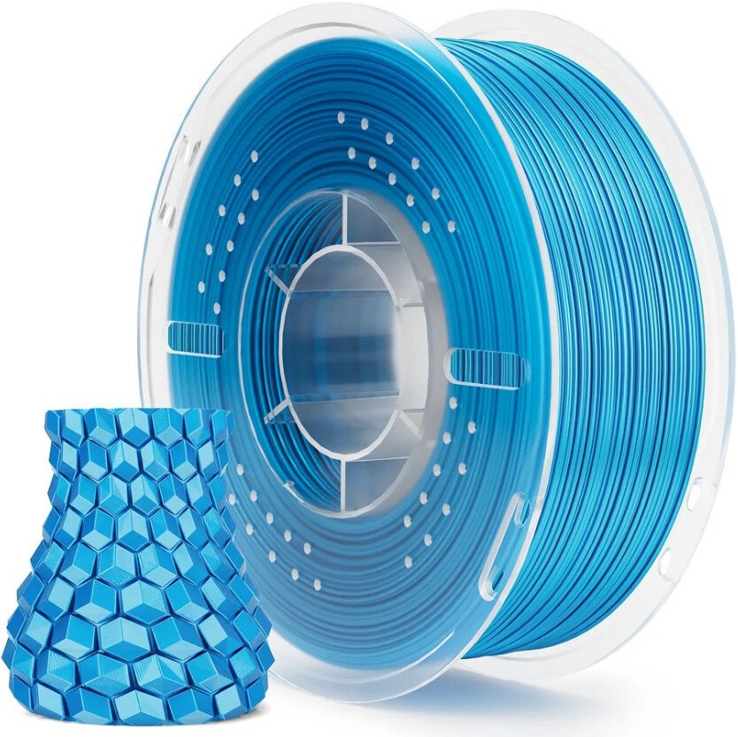 Филамент Elegoo PLA Silk (1.75 мм, 1 кг, небесно-голубой шелк) Филамент Elegoo PLA Silk (1.75 мм, 1 кг, небесно-голубой шелк)