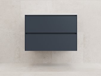 Symbolite Тумба под умывальник Лима 80 Line Plus 2 ящика (подвесная, графит)
