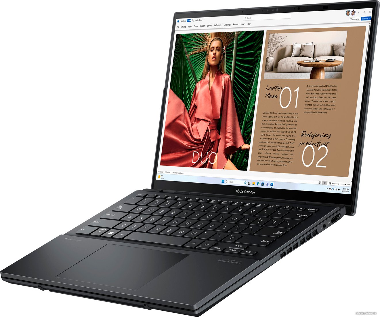 Рабочая станция ASUS Zenbook 14 Duo OLED UX8406CA-QL345X