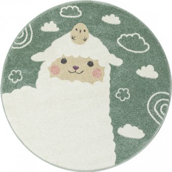 Ковер для детской Merinos Izumrud C119-DAIRE-LIGHT-GREEN (1х1)