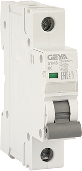 Выключатель автоматический GEYA GYM8 1P 6А B 4.5кА GYM81P6B