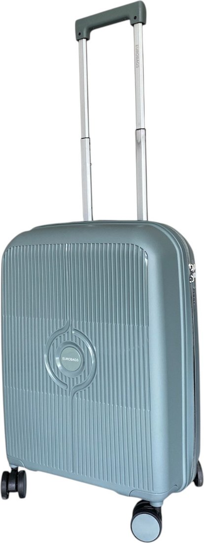 Чемодан-спиннер Eurobags PP-N98 (S, серый)