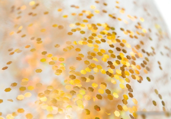 Надувной плот Intex Transparent Glitter Tubes 56274 (золотой)