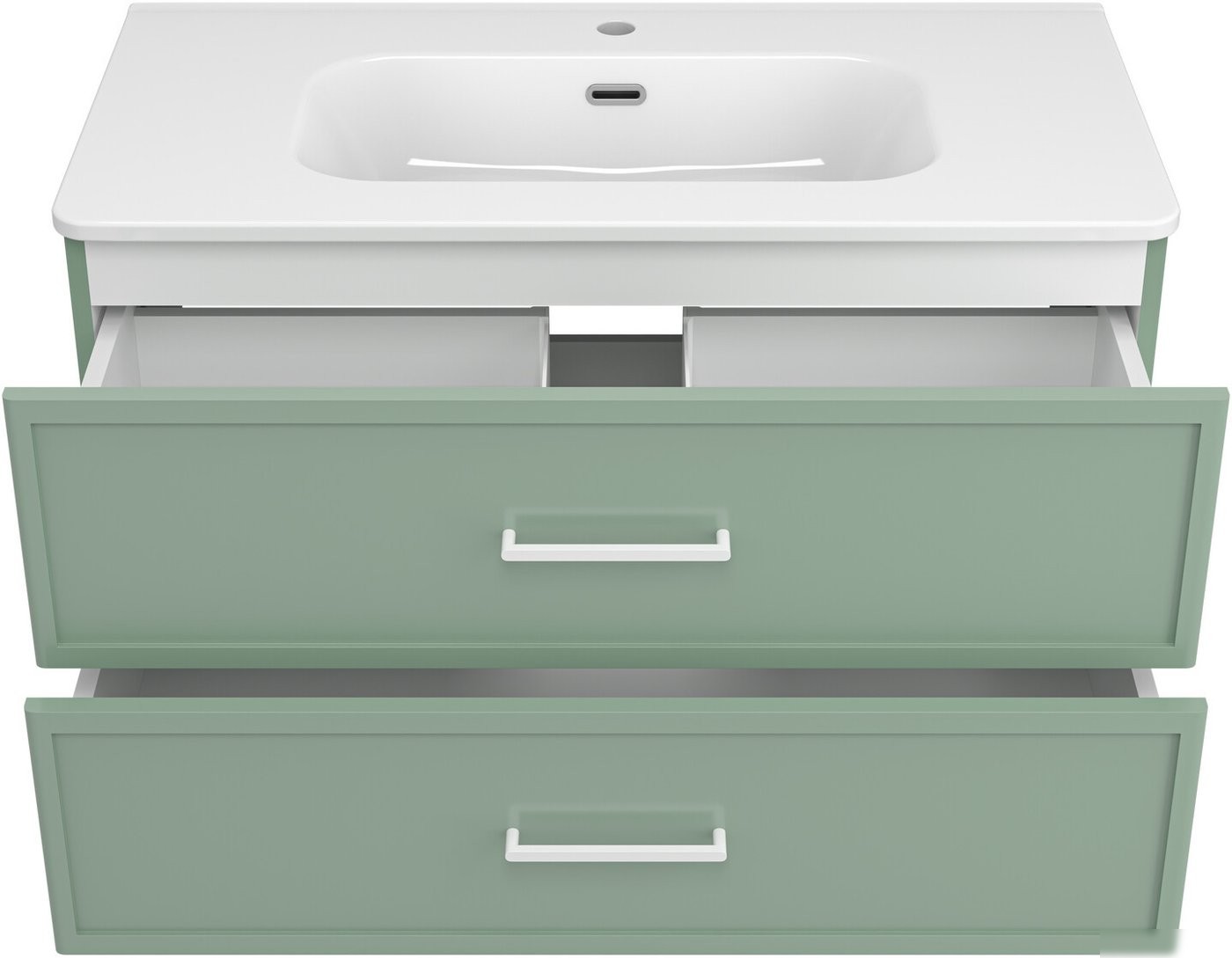 Brevita Тумба с умывальником Verde 90 Ver-09090-0102Я+B-OND090-01