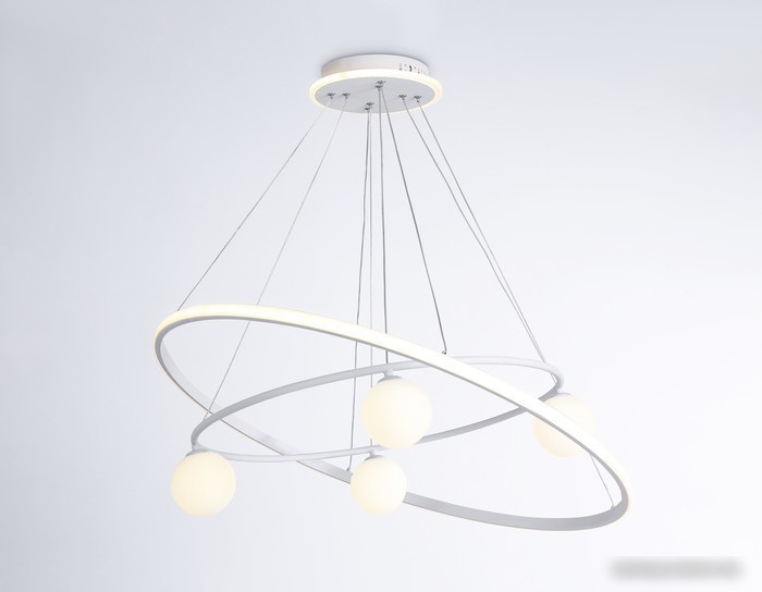 Подвесная люстра Ambrella light Comfort FL66326/1+4 WH (белый)