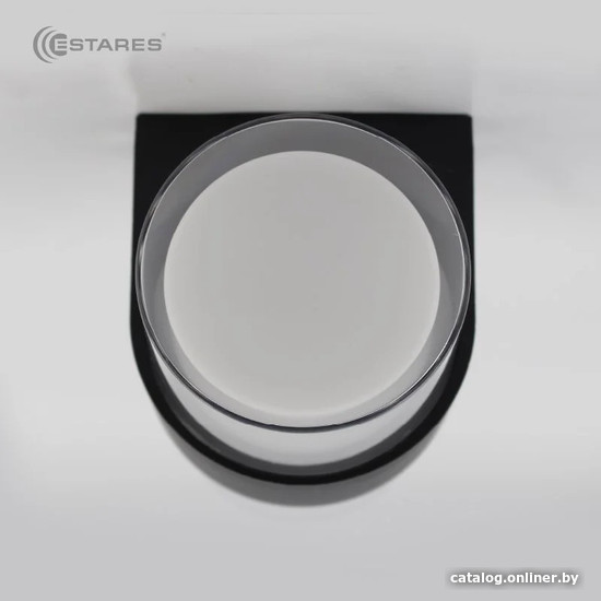 Уличный настенный светильник Estares Valo 9W R-4000K-100x110x133-BLACK/CLEAR-220-IP54