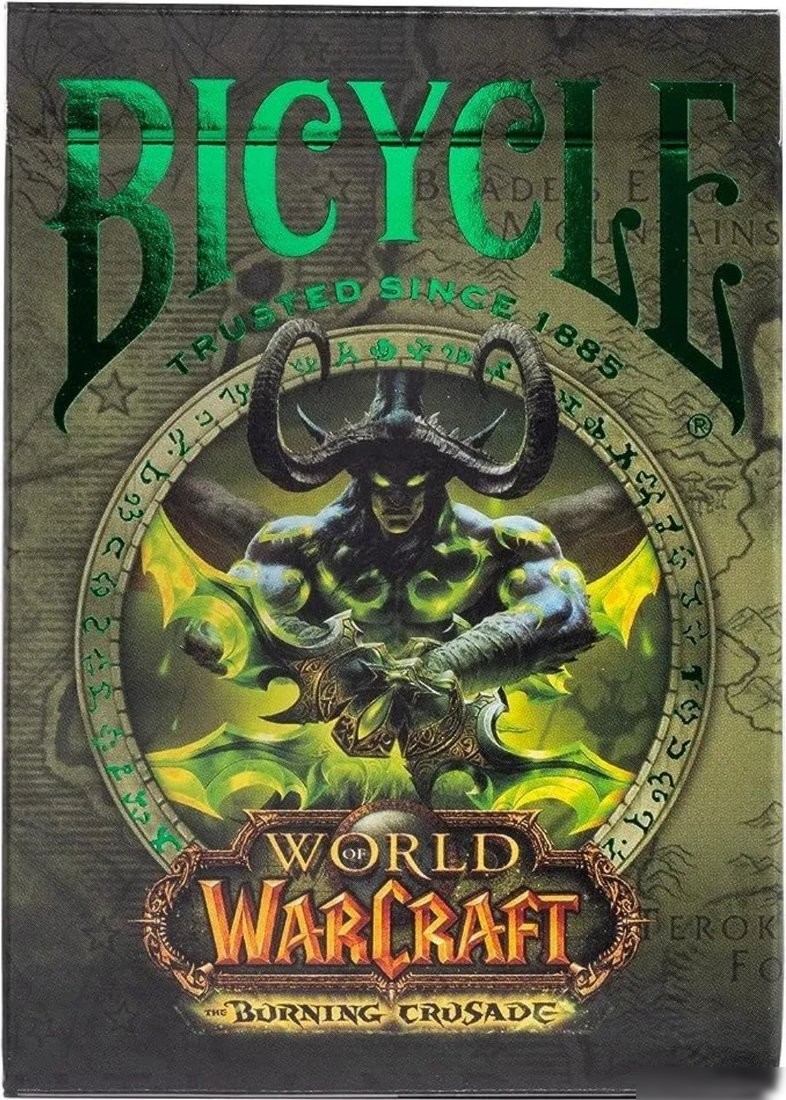 Игральные карты Bicycle World of Warcraft Burning Crusade Standard Index 10037566