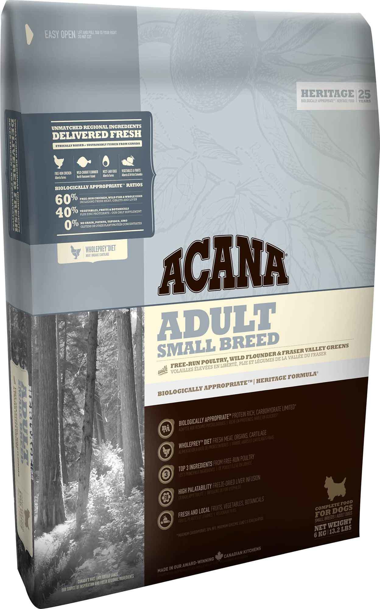Корм для собак Acana Adult Small Breed 2 кг