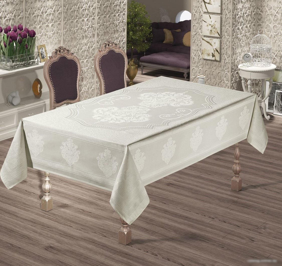 Скатерть DO&CO Brulla 160x220 10667 (кремовый)