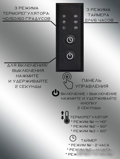 Полотенцесушитель Granula Квадро Снейк 43x50 (терморегулятор, черный матовый)