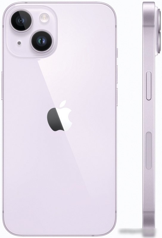 Телефон Apple iPhone 14 512GB (фиолетовый)