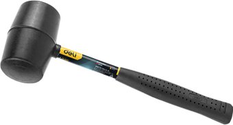 Киянка Deli Резиновая YS EDL5612 (340г, стальная рукоятка, черный)