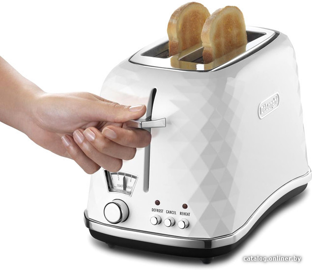 Тостер DeLonghi Brillante CTJ 2103.W