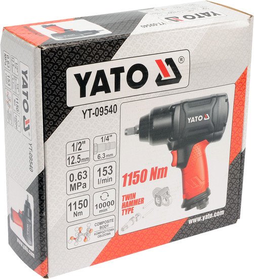 Пневматический гайковерт Yato YT-09540