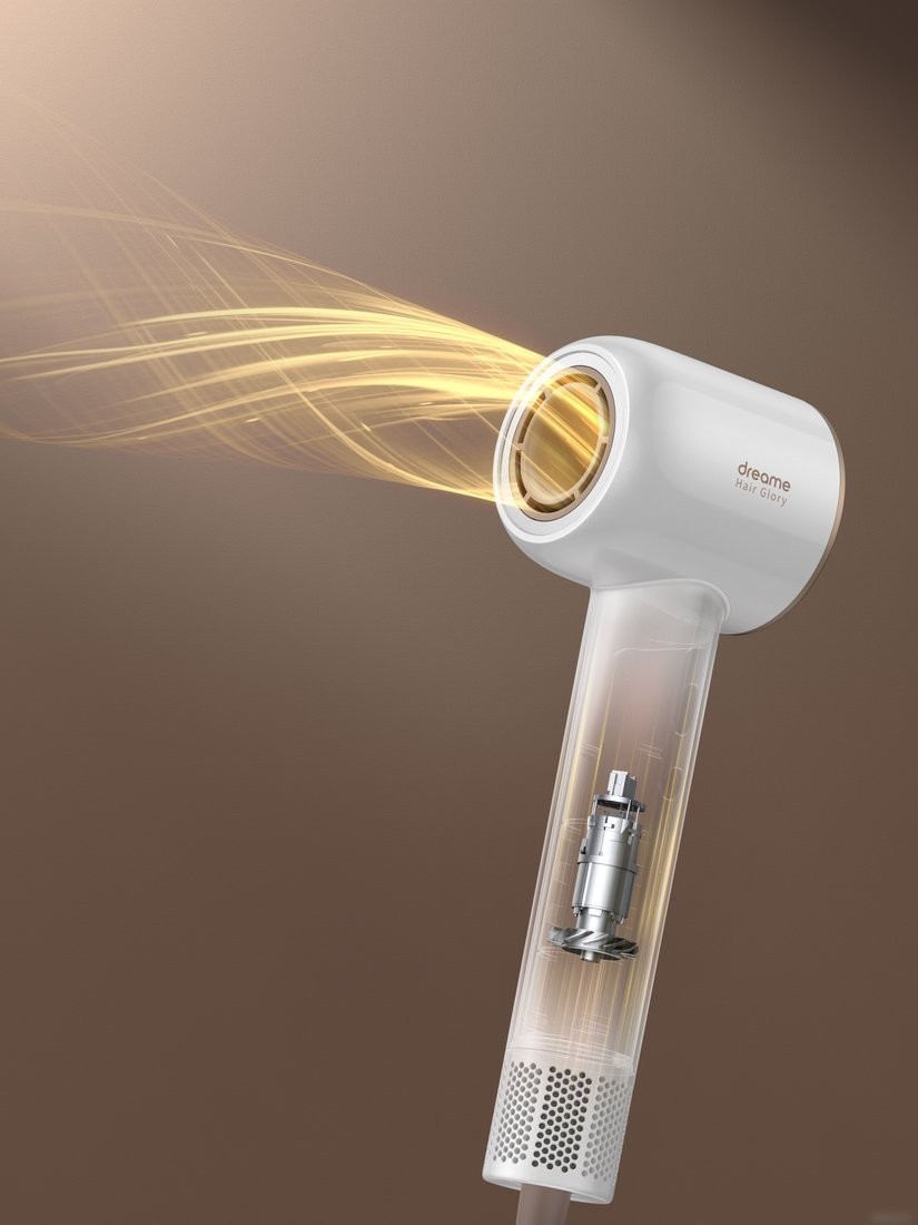 Фен Dreame Hairdryer Glory AHD6A-WH (с переходником на евровилку, белый)