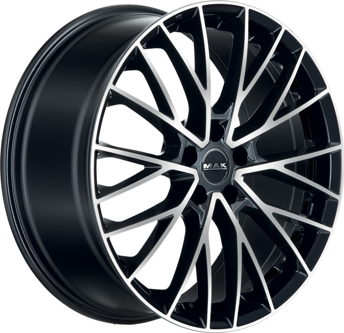 Литые диски MAK Speciale 22x10" 5x112мм DIA 66.6мм ET 56мм Black Mirror