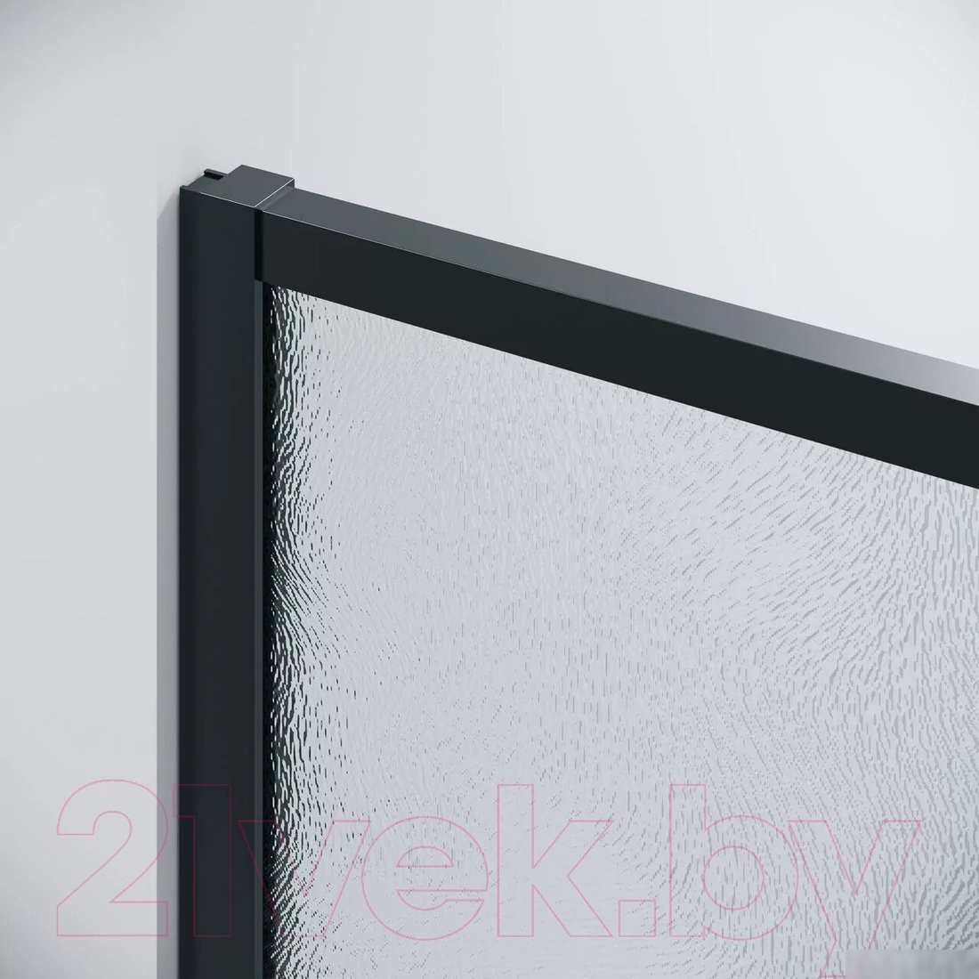 Душевая стенка Grossman Galaxy 100х195 200.K33.01.100.21.02 (черный матовый/стекло шиншилла)