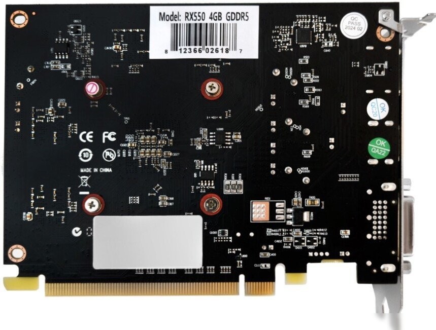 Видеокарта CBR Radeon RX 550 4GB GDDR5 VGA-STX550-4G-RTL
